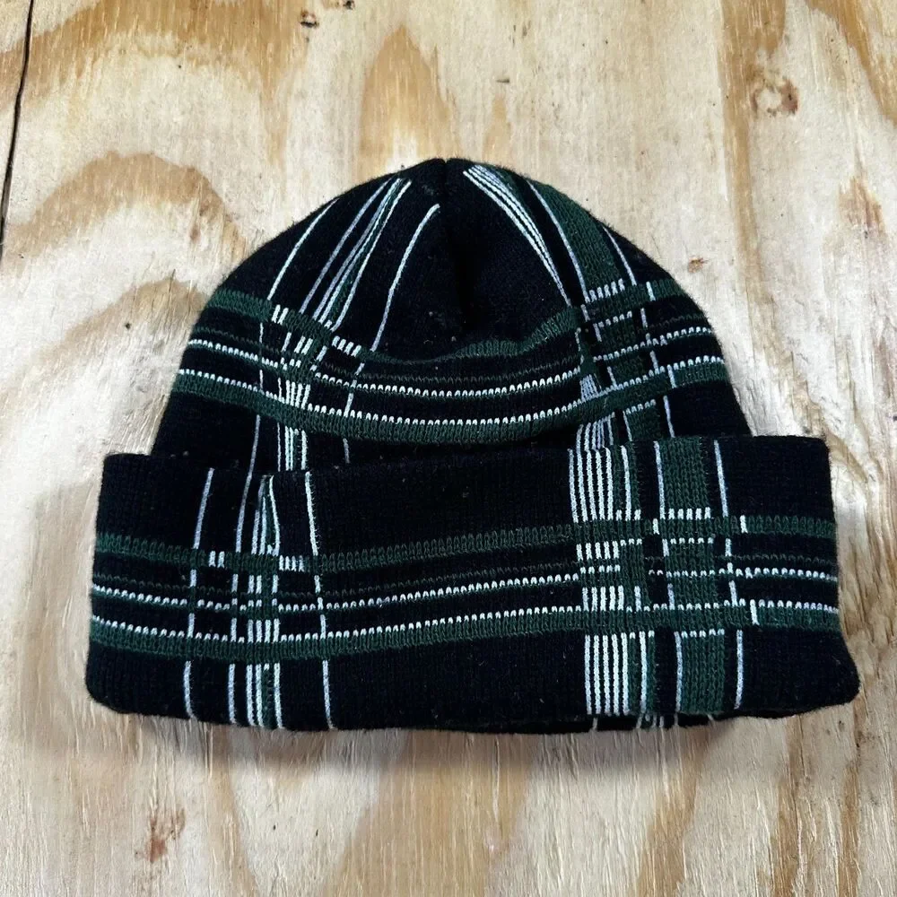 Roxbury Point 40 Plaid Knit Beanie One Size